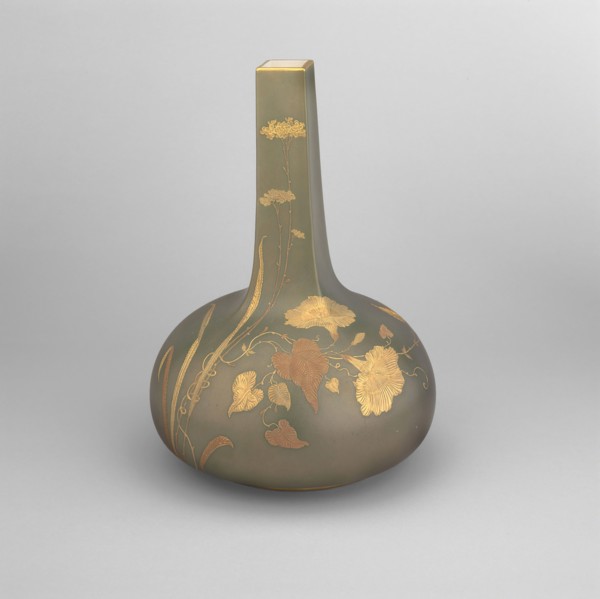 Vase, 1882/90, Ott and Brewer, American, 1871–1892, Trenton, Belleek, H.: 23.9 cm (9 3/4 in.)