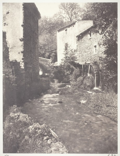 Moulins a eau en Auvergne, 1852, printed 1978, Édouard Baldus, French, born Germany, 1813–1889,