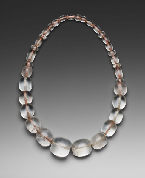 Necklace, c. 800 B.C., Chavín, Chavín de Huantar, north coast, Peru, Chavín de Huantar, Rock