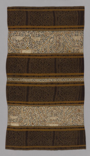 Woman’s Ceremonial Skirt (tapis), 19th century, Paminggir, Indonesia, Sumatra, Lampung, Sumatra,