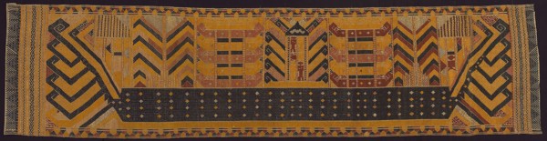Ceremonial Hanging (palepai), 19th century, Indonesia, Sumatra, Lampung area, Sumatra, Cotton,