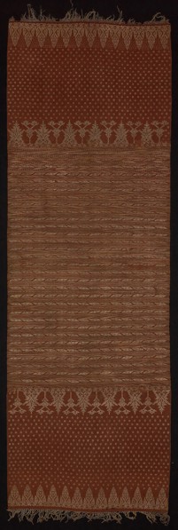 Ceremonial Shoulder Cloth, 19th century (?), Indonesia, Bali, Bali, Silk, cotton, bast fiber, and