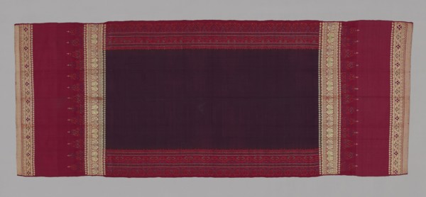 Woman’s Shoulder Cloth (Selendang limar), 19th century, Indonesia, Sumatra, Palembang, Sumatra,