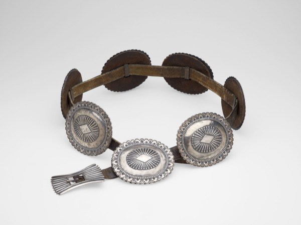 Concho Belt, 1880s, Navajo (Diné), Northern New Mexico or Arizona, United States, New Mexico,