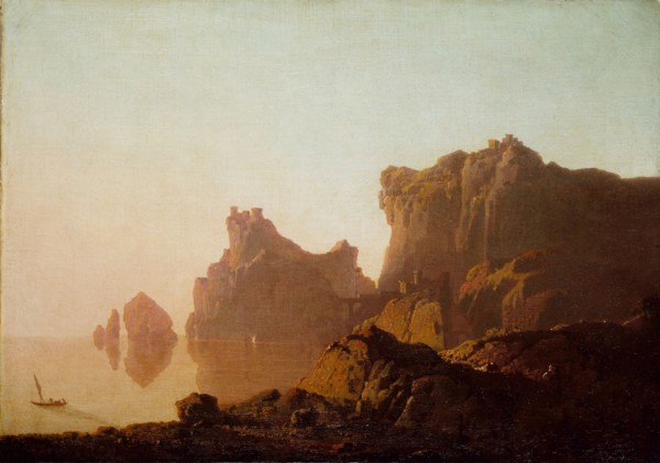 The Gulf of Salerno, 1783/85, Joseph Wright of Derby, British, 1734-1797, England, Oil on canvas,