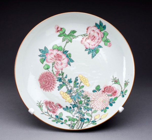 Dish, c. 1725, Qing Dynasty (1644–1911), Yongzhen period (1723–1735), China, Hard-paste porcelain
