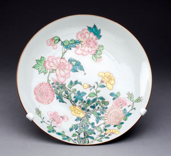 Dish, c. 1725, Qing Dynasty (1644–1911), Yongzhen period (1723–1735), China, Hard-paste porcelain