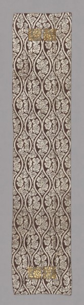 Ôhi (Stole), late Edo period (1789–1868), 1800/68, Japan, Heri, jô: silk, warp-float faced 2:1 ‘Z’