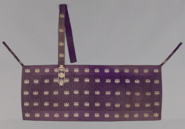 Kesa, late Edo period (1789–1868), 1800/68, Japan, Kesa: Silk and cotton, warp-float faced 2:1 ‘z’