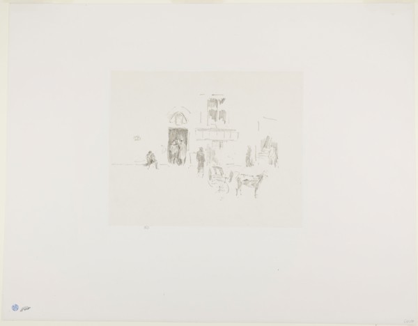 Gaiety Stage Door, 1879, published 1887, James McNeill Whistler, American, 1834-1903, United
