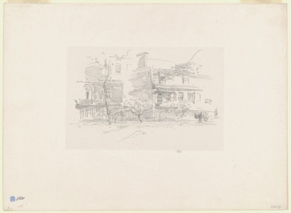 Lindsey Row, Chelsea, 1888, James McNeill Whistler, American, 1834-1903, United States, Transfer