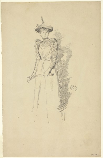 Suede Gloves, 1890, James McNeill Whistler (American, 1834-1903), printed by Thomas Way (English,