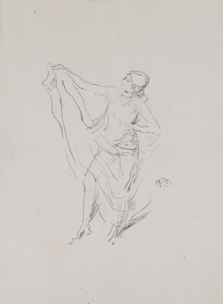 Draped Model, Dancing, probably 1891, James McNeill Whistler, American, 1834-1903, United States,