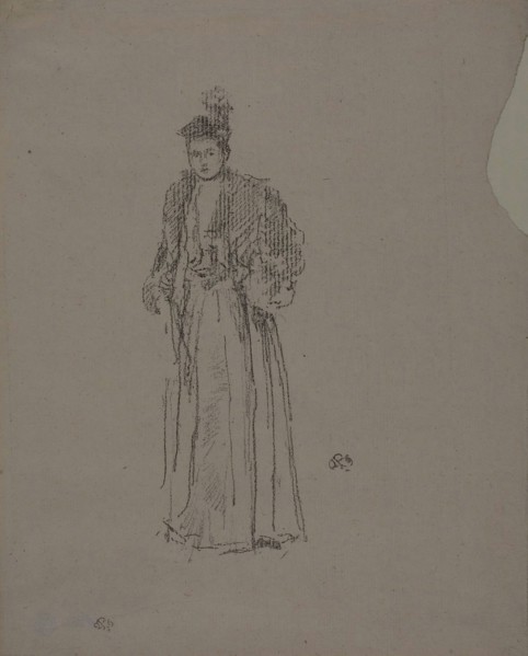 Portrait Study: Miss Charlotte R. Williams, 1892, James McNeill Whistler, American, 1834-1903,