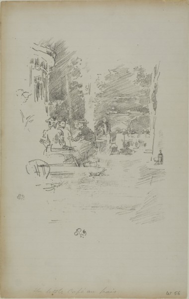 The Little Café au Bois, 1894, James McNeill Whistler, American, 1834-1903, United States, Transfer