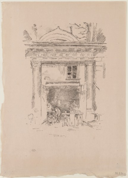 The Whitesmiths, Impasse des Carmélites, 1894, James McNeill Whistler, American, 1834-1903, United