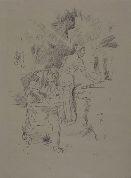 Father and Son, 1895, James McNeill Whistler, American, 1834-1903, United States, Transfer