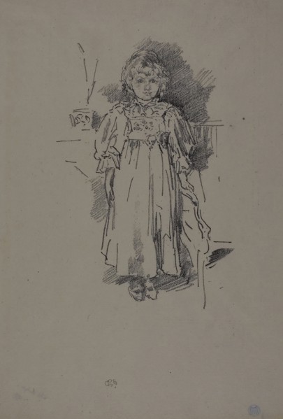 Little Evelyn, 1896, James McNeill Whistler, American, 1834-1903, United States, Transfer