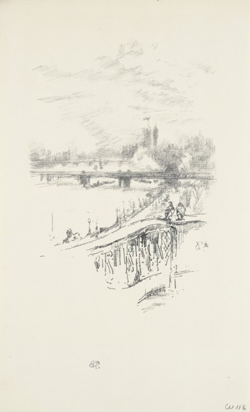 Savoy Pigeons, 1896, James McNeill Whistler, American, 1834-1903, United States, Transfer