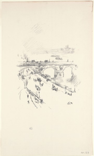 Waterloo Bridge, 1896, James McNeill Whistler, American, 1834-1903, United States, Transfer
