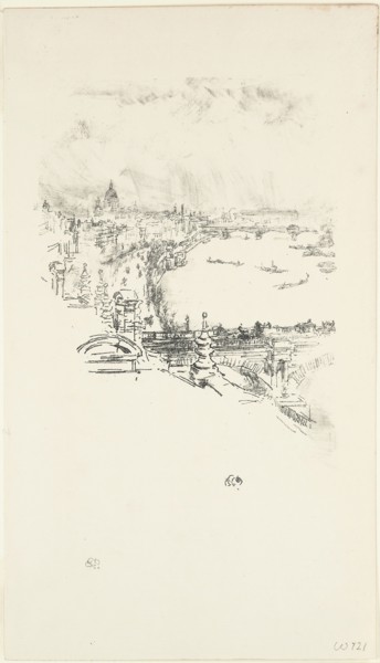 Little London, 1896, James McNeill Whistler, American, 1834-1903, United States, Transfer
