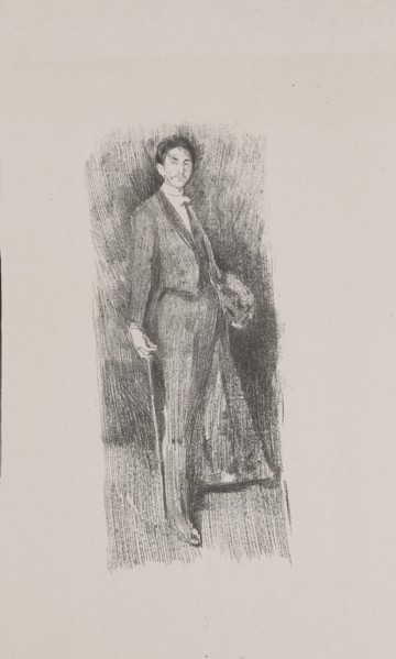 Count Robert de Montesquiou, 1894, Beatrix Godwin Whistler, English, 1857-1896, Paris, Lithograph