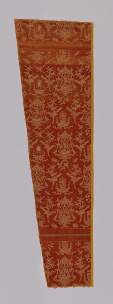 Fragment (Dressing Fabric), Ming dynasty (1368–1644), 16th century, China, Silk and