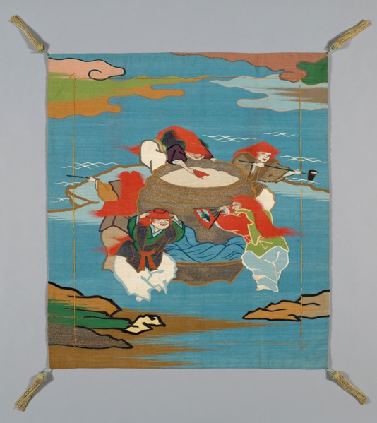 Fukusa (Gift Cover), late Edo period (1789–1868)/ Meiji period (1868–1912), 19th century, Japan,