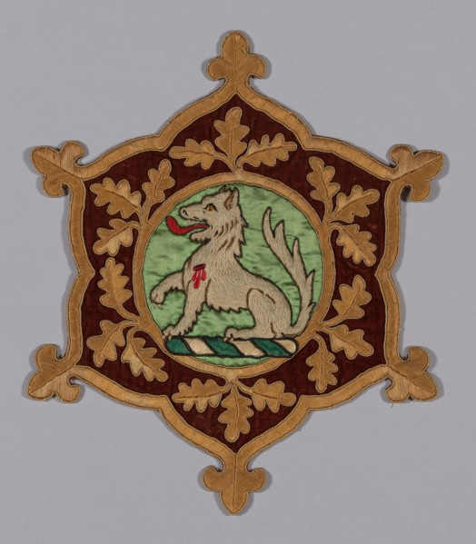 Myddelton Biddulph Armorial Medallion, c. 1846, Designed by Augustus Welby Northmore Pugin