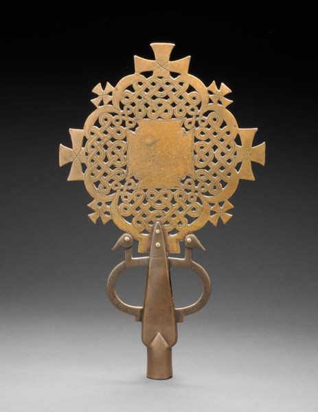 Cross, Mid–/late 15th century, Central Ethiopia, Eastern and Southern Africa, Ethiopia, Copper,