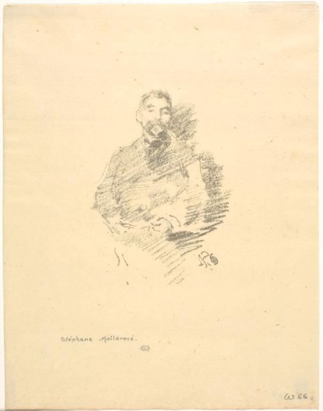 Stéphane Mallarmé, 1892, James McNeill Whistler, American, 1834-1903, United States, Lithograph on