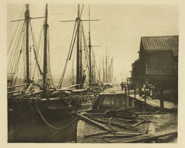 The Quays at Dinner-Time, 1887, Peter Henry Emerson, English, born Cuba, 1856–1936, England,