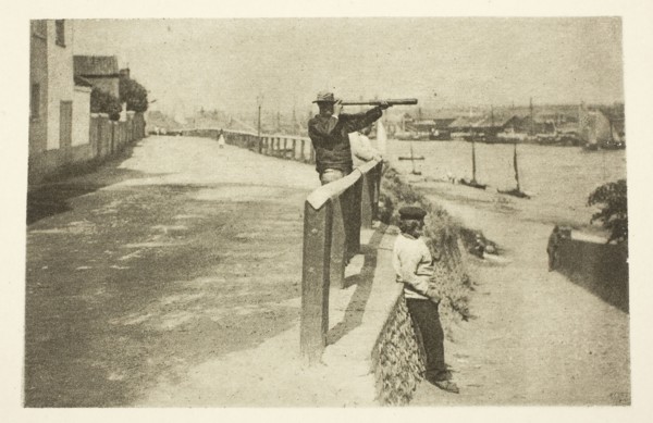 On the Look-Out, 1887, Peter Henry Emerson, English, born Cuba, 1856–1936, England, Photoetching,