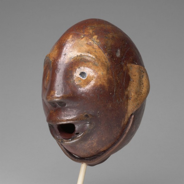 Face Flask, 1820/35, American, 19th century, New England, possibly Connecticut, United States,