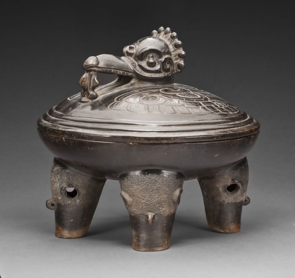 Covered Vessel with the Principal Bird and Peccary Heads, A.D. 200/300, Early Classic Maya, Petén