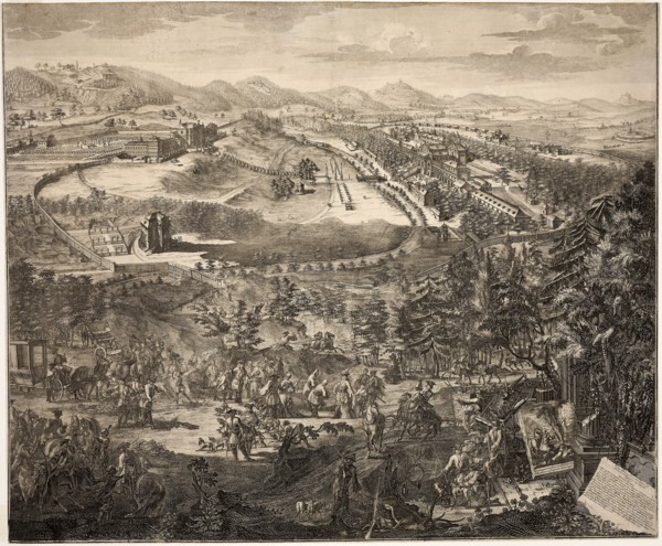 Kuks Baden, Bohemia, c. 1725, Unknown Artist (German, 18th century), printed and published by