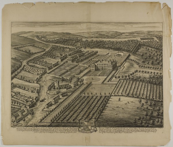 Londesburgh, plate 31 from Britannia Illustrata, published 1707, Jan Kip (Dutch, c. 1653-1722),