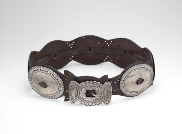 Concho Belt, 1880/95, Navajo (Diné), Northern New Mexico or Arizona, United States, Arizona, Silver