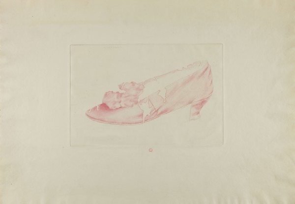 The Assault of the Shoe, 1888, Henri Charles Guérard, French, 1846-1897, France, Etching, with open