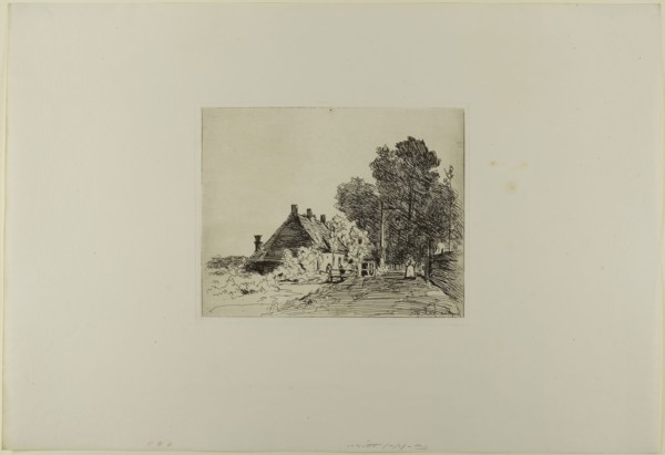 The Nurse, from Cahier de six eaux-fortes, vues de Hollande, 1862, Johan Barthold Jongkind, Dutch,