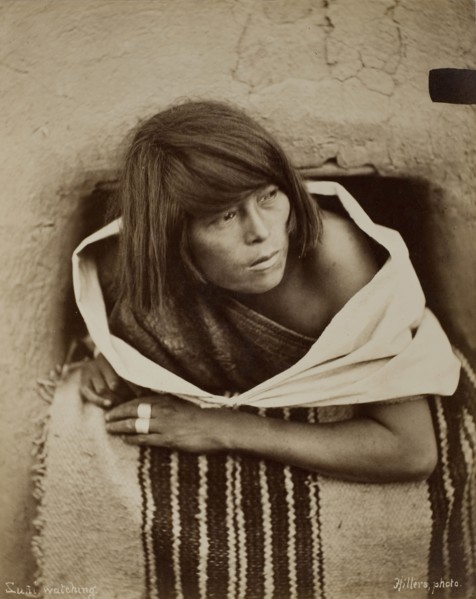 Zuni, Watching, 1879/81, John K. Hillers, American, born in Germany, 1843–1925, United States,