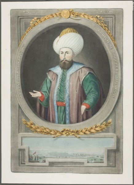 Amurat Kahn I, from Portraits of the Emperors of Turkey, 1815, John Young, English, 1755-1825,