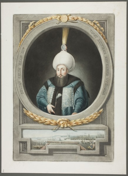 Selim Kahn III, from Portraits of the Emperors of Turkey, 1815, John Young, English, 1755-1825,