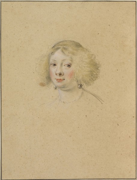 Portrait of a Young Woman with Pearl Earrings, 1632/35, Simon Vouet, French, 1590-1649, France,