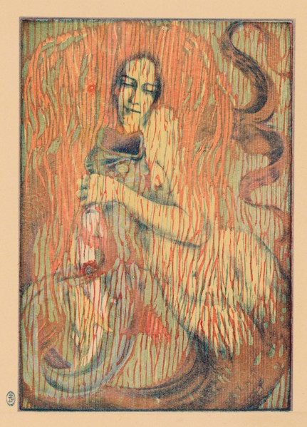 Playful Mermaid, 1897, Henri Héran (née Paul Herrmann) (German, 1864–1940), published by Pan