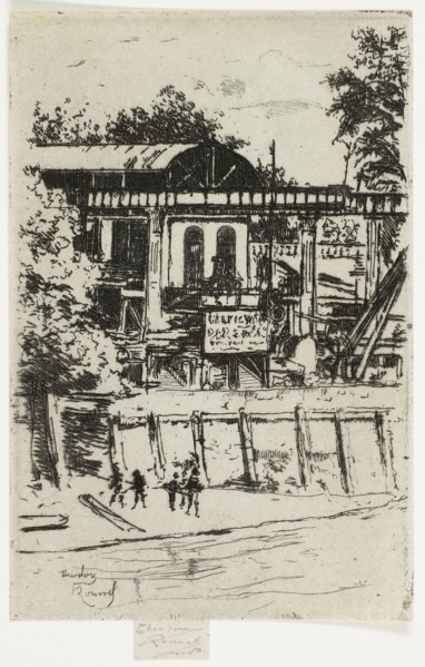 The Saw Mill, Putney, 1888–89, Theodore Roussel, French, worked in England, 1847-1926, England,