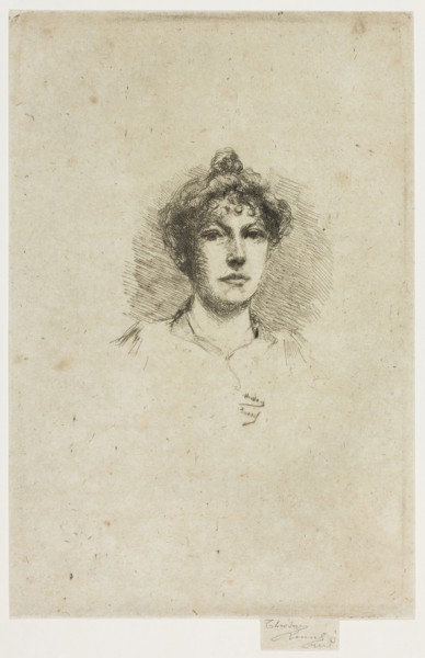 Portrait of Miss Edith Austin, 1895–1900, Theodore Roussel, French, worked in England, 1847-1926,