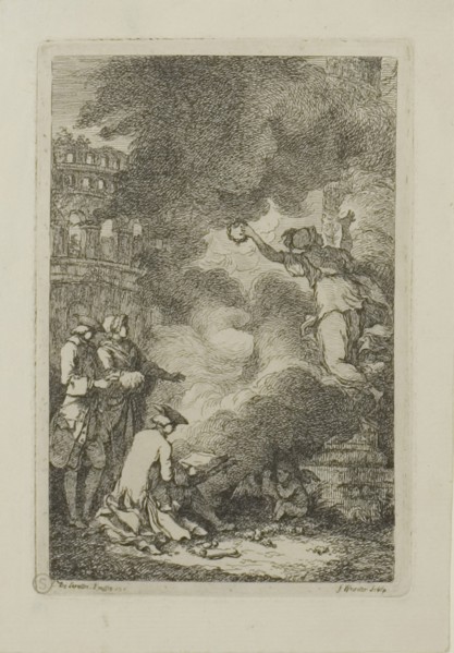 Plate from, Nella Venuta, 1764, Franz Edmund Weirotter (Austrian, 1730–1771), after Etienne de