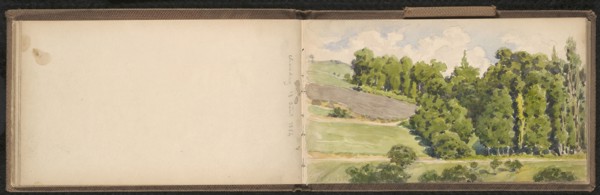 Sketchbook, June 1883–September 1887, Gustave Caillebotte, French, 1848–1894, France, Sketchbook