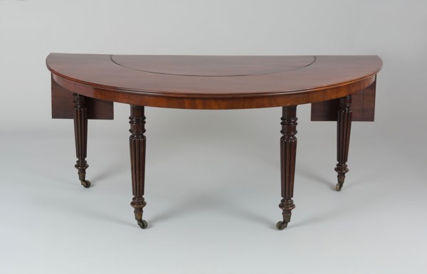 Wine Tasting Table, 19th century, Ireland, Irish Republic, Mahogany and gilt metal, 182.9 x 132.1 x